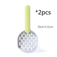 HKM-6298685 Thick Two-Color Cat Litter Shovel - Durable Plastic Design