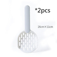 HKM-6298685 Thick Two-Color Cat Litter Shovel - Durable Plastic Design