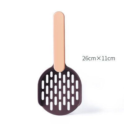 HKM-6298685 Thick Two-Color Cat Litter Shovel - Durable Plastic Design