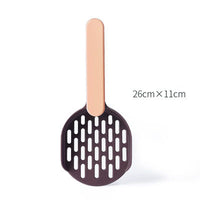 HKM-6298685 Thick Two-Color Cat Litter Shovel - Durable Plastic Design