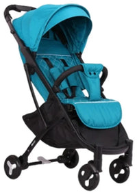 HKM-6299347 teal blue stroller showcase