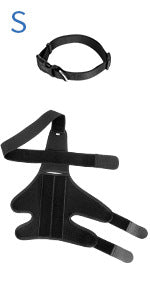 HKM-6299709 Dog Knee Pad Protective Gear for Surgical Injury - Neoprene Bandage and Collar Set