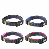 HKM-6301501 Durable Denim Pet Leash with Padded Handles and Shock-Absorbing Chest Strap