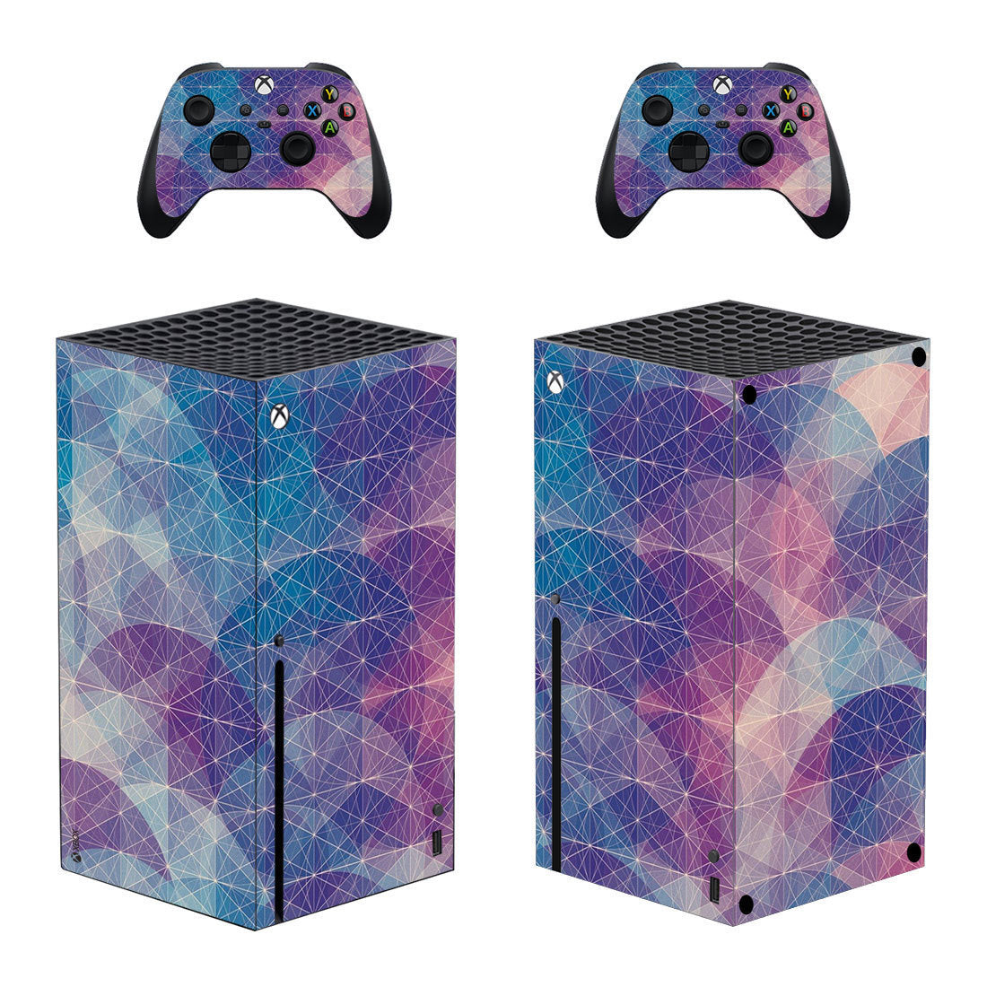 HKM-630163 Xbox Series X PVC Protection Sticker - Durable 0.04mm-0.08mm Film for Console Decor