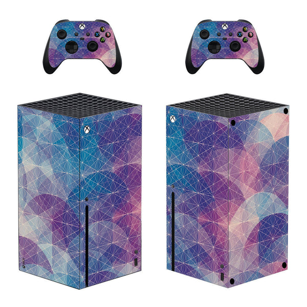 HKM-630163 Xbox Series X PVC Protection Sticker - Durable 0.04mm-0.08mm Film for Console Decor