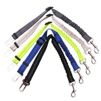 HKM-6302013 Adjustable Dog Seat Belt with Elastic Buffer and Reflective Safety Features