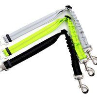 HKM-6302013 Adjustable Dog Seat Belt with Elastic Buffer and Reflective Safety Features
