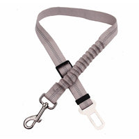 HKM-6302013 Adjustable Dog Seat Belt with Elastic Buffer and Reflective Safety Features