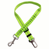 HKM-6302013 Adjustable Dog Seat Belt with Elastic Buffer and Reflective Safety Features