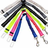 HKM-6302013 Adjustable Dog Seat Belt with Elastic Buffer and Reflective Safety Features