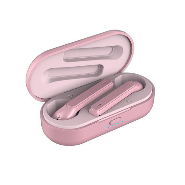 HKM-630483 Binaural Wireless Bluetooth Headset with Noise Reduction and Touch Control, Stereo Sound, 10m Range
