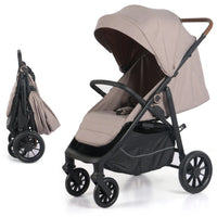 HKM-630483 Luxury Lightweight Baby Stroller with Adjustable Backrest for Ages 0-3 Years