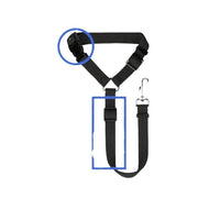 HKM-6305469 Adjustable Two-in-One Pet Safety Seat Belt Harness and Leash for Dogs and Cats
