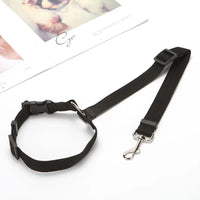 HKM-6305469 Adjustable Two-in-One Pet Safety Seat Belt Harness and Leash for Dogs and Cats