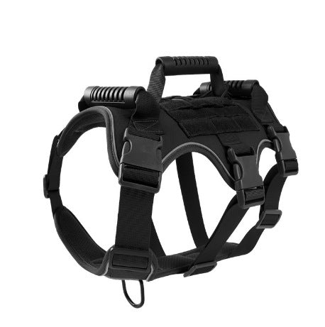 HKM-6307261 Reflective Breathable Chest Harness for Medium and Large Dogs - Anti-Breakaway Tactical Design