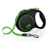HKM-6307773 Flexi FUN Series 5m Fluorescent Green Traction Rope for Outdoor Pet Use