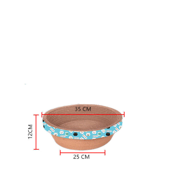 HKM-6308157 High-Density Corrugated Paper Cat Claw Bowl Shaped Litter Toy