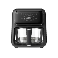 HKM-630867 Digital Touch Control Air Fryer for Healthy Cooking, 4L Capacity with Presets for French Fries and Chicken