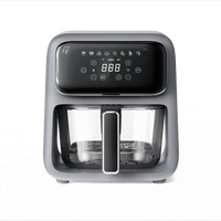 HKM-630867 Digital Touch Control Air Fryer for Healthy Cooking, 4L Capacity with Presets for French Fries and Chicken