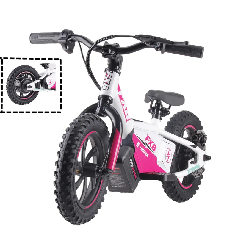 HKM-630867 Kids Electric Balance Bike 12" Mini No Pedal Brushless Bike with 250W Motor, Suitable for Ages 2-6 Years