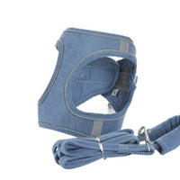 HKM-6309437 Reflective Comfort Traction Rope for Cats - Soft, Breathable, Night Safety with Adjustable Sizes