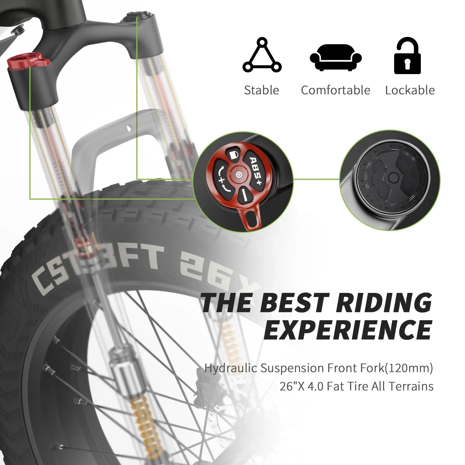 HKM-630995 26 Inch Full Suspension Electric Mountain Bike with Bafang 750W Motor, Aluminum Alloy Frame, 7-Speed Gears