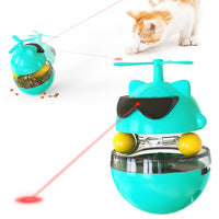 HKM-631059 Cat Toy Laser Electric Infrared Ray Funny Turntable Tumbler