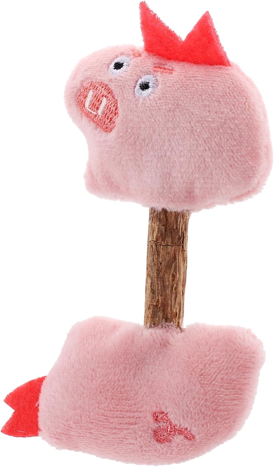 HKM-6311229 Silvervine Chew Sticks for Cats - Interactive Teeth Cleaning Toy with Plush Design - Engaging Plaything for Kittens and Adult Cats