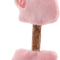 HKM-6311229 Silvervine Chew Sticks for Cats - Interactive Teeth Cleaning Toy with Plush Design - Engaging Plaything for Kittens and Adult Cats