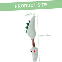 HKM-6311229 Silvervine Chew Sticks for Cats - Interactive Teeth Cleaning Toy with Plush Design - Engaging Plaything for Kittens and Adult Cats