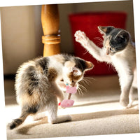 HKM-6311229 Silvervine Chew Sticks for Cats - Interactive Teeth Cleaning Toy with Plush Design - Engaging Plaything for Kittens and Adult Cats