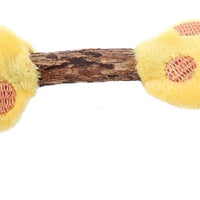 HKM-6311229 Silvervine Chew Sticks for Cats - Interactive Teeth Cleaning Toy with Plush Design - Engaging Plaything for Kittens and Adult Cats