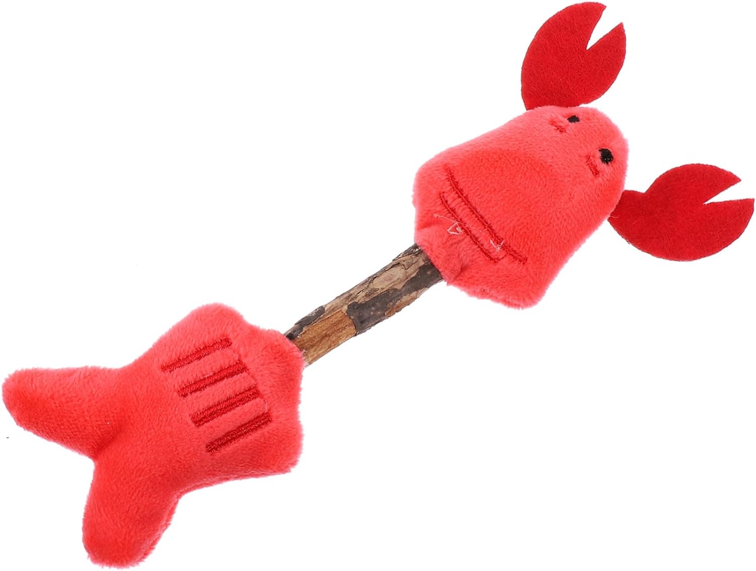 HKM-6311229 Silvervine Chew Sticks for Cats - Interactive Teeth Cleaning Toy with Plush Design - Engaging Plaything for Kittens and Adult Cats