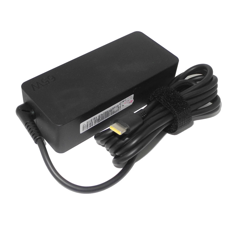 HKM-631123 USB Type-C AC Power Adapter Charger for ThinkPad X1 Carbon, Yoga 5, X270, X280, T580, P51s, P52s, E480, E470 - 65W, 20V, 3.25A