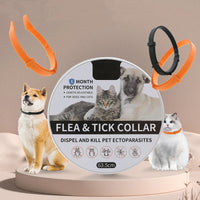 HKM-631315 Insect-Repellent Silicone Pet Collar for Cats and Dogs in Multiple Colors