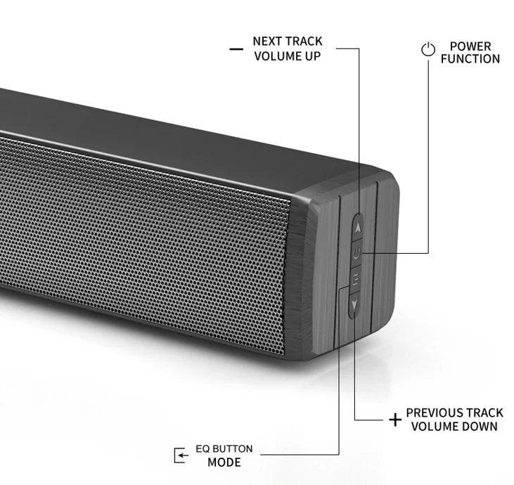 HKM-631443 2.1, 5.1, 7.1 Channel Soundbar with Remote, HDMI ARC, Optical, Coaxial, Aux, and Bluetooth Connectivity