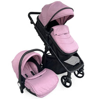 HKM-631635 3 in 1 Compact Luxury Stroller with Car Seat for Newborns