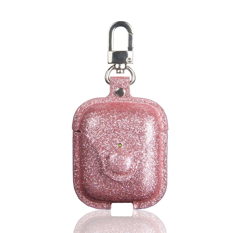 HKM-631635 Stylish Leather Headset Case Compatible with Apple AirPods Pro - All-Inclusive Protection