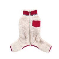 HKM-6318141 Cozy Plush Padded Stand-Up Collar Coat for Pets in Fashionable Style