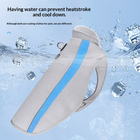 HKM-6318269 Cooling Vest for Dogs - Heatstroke Prevention Clothing in Orange, Blue, Green (3XL to 6XL)