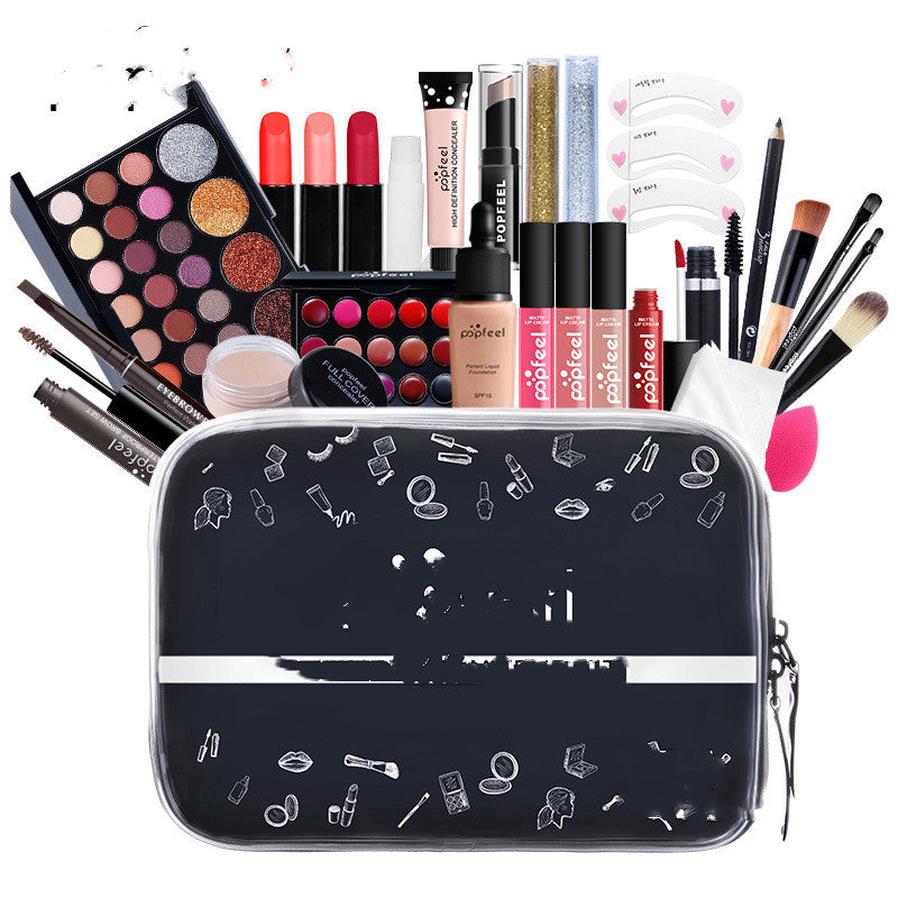 HKM-631827 All-in-One Makeup Set for Mixed Skin Types - 8 Natural Shades for Oil Control and Concealing