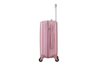 HKM-631827 Shiny ABS + PC Women's Suitcase Set with Zipper Pulls, Model XHP126