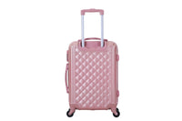 HKM-631827 Shiny ABS + PC Women's Suitcase Set with Zipper Pulls, Model XHP126