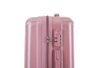 HKM-631827 Shiny ABS + PC Women's Suitcase Set with Zipper Pulls, Model XHP126
