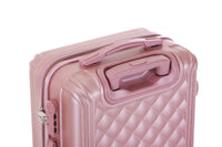 HKM-631827 Shiny ABS + PC Women's Suitcase Set with Zipper Pulls, Model XHP126