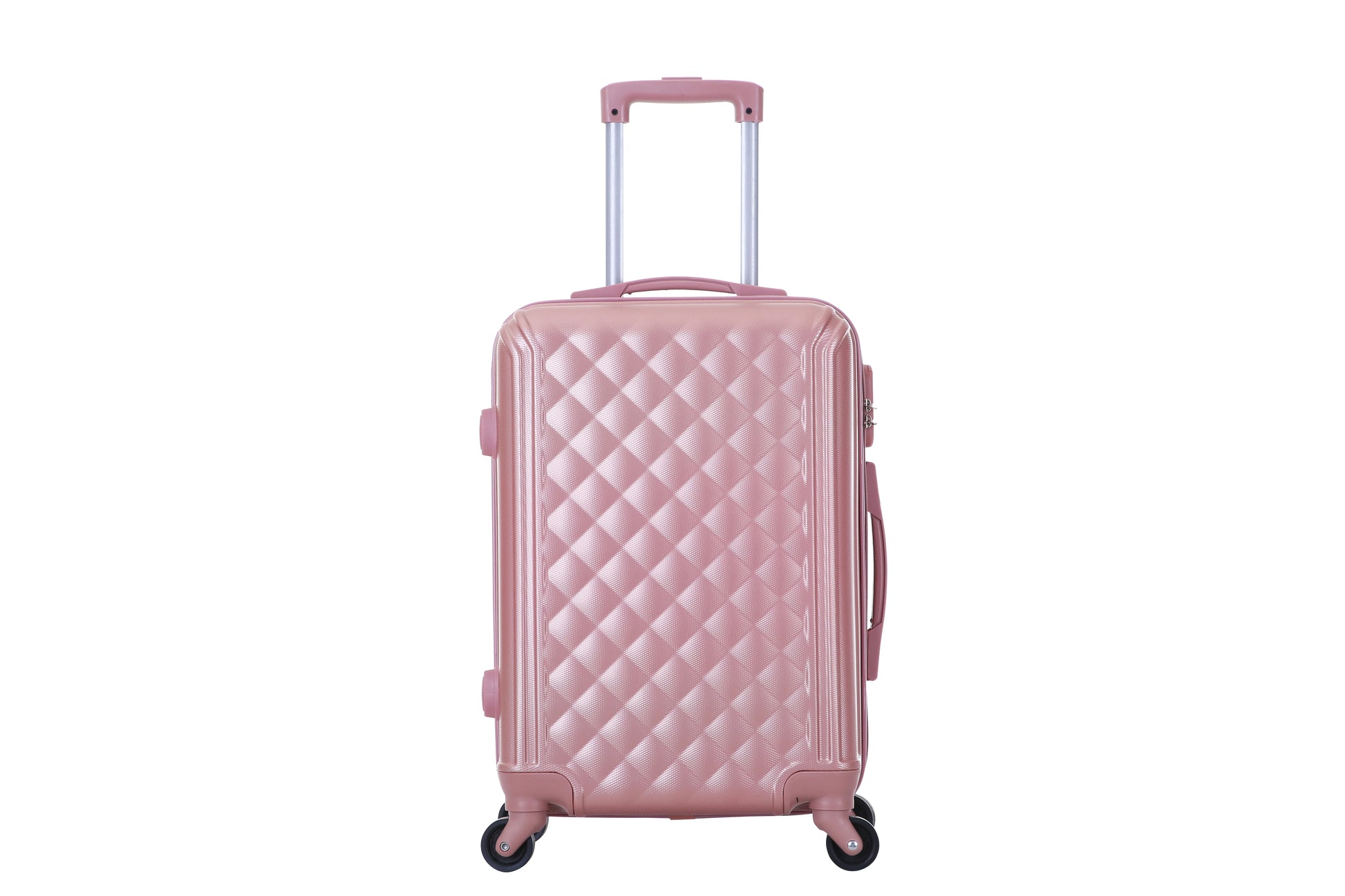 HKM-631827 Shiny ABS + PC Women's Suitcase Set with Zipper Pulls, Model XHP126