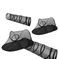 HKM-6318525 Outdoor Foldable Cat Tunnel with Mesh Tent for Cats