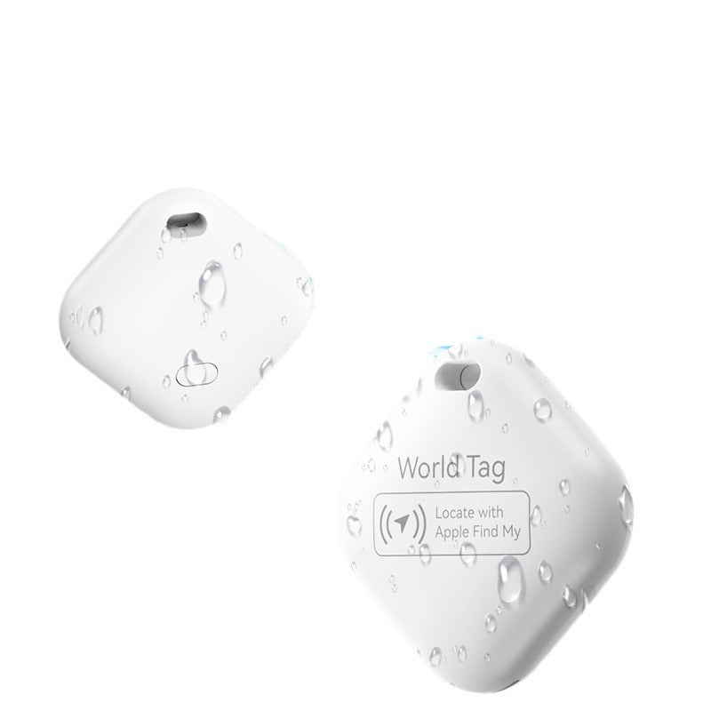 HKM-6319165 Pet Tracking Miniature Anti-Lost Locator Device, Black/White, for Apple Device Users, 210mAh Battery, Compact 30x11mm Size