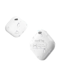 HKM-6319165 Pet Tracking Miniature Anti-Lost Locator Device, Black/White, for Apple Device Users, 210mAh Battery, Compact 30x11mm Size