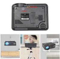 HKM-631955 Mini Portable Smart WiFi LED Projector 1280x720p HD for Home Theatre